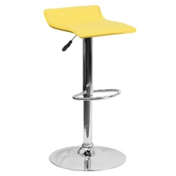 Flash Furniture Contemporary Vinyl Adjustable Height Barstool With Solid Wave Seat And Chrome Base -Flash Furniture Sales Store GUEST 5a4830a1 7e78 4754 84fd 7d942be079bf