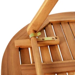 Flash Furniture Indoor/Outdoor Acacia Wood Folding Table And 2 Chair Bistro Set In Natural -Flash Furniture Sales Store GUEST 5c91373e 5cf6 4324 a6d8 4d874c6de403