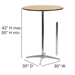 Flash Furniture 30'' Round Wood Cocktail Table With 30'' And 42'' Columns 12 Flash Furniture 30'' Round Wood Cocktail Table With 30'' And 42'' Columns -Flash Furniture Sales Store GUEST 5d114af2 5d55 4689 9e26 56861dcaadb3 1