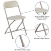 Flash Furniture Hercules™ Series Plastic Folding Chair - 10 Pack 650LB Weight Capacity