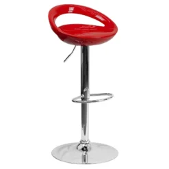 Flash Furniture Contemporary Plastic Adjustable Height Barstool With Rounded Cutout Back And Chrome Base -Flash Furniture Sales Store GUEST 5efca149 99d6 4afb a79f e618a8bbe6c3
