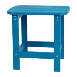 Flash Furniture Charlestown All-Weather Poly Resin Wood Commercial Grade Adirondack Side Table -Flash Furniture Sales Store GUEST 60f1ced5 b334 4bc5 956b 3cda14971c3d
