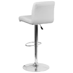 Flash Furniture Contemporary Vinyl Adjustable Height Barstool With Rolled Seat And Chrome Base -Flash Furniture Sales Store GUEST 61d36dd1 40d9 4772 9f6f bce48ed8161f