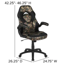 Flash Furniture Gaming Desk And Racing Chair Set With Cup Holder, Headphone Hook And Removable Mouse Pad Top - 2 Wire Management Holes -Flash Furniture Sales Store GUEST 62912874 837c 47f2 b257 cb32f23c0895