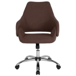 Flash Furniture Madrid Home And Office Upholstered Mid-Back Chair In Brown Fabric -Flash Furniture Sales Store GUEST 62940161 c01e 449c 9b7e 6521f6baf354
