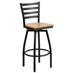 Flash Furniture Black Ladder Back Swivel Metal Barstool -Flash Furniture Sales Store GUEST 6399ba8b 7471 4b7a 8d46 2824dcc238fa