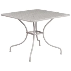 Flash Furniture Oia Commercial Grade 35.5" Square Indoor-Outdoor Steel Patio Table With Umbrella Hole -Flash Furniture Sales Store GUEST 6577f716 fbfa 4a4f 994b 8f4f4013be9a