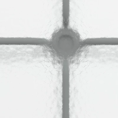 Flash Furniture Bellamy 23.75'' Silver Round Tempered Glass Metal Table 2 Flash Furniture Bellamy 23.75'' Silver Round Tempered Glass Metal Table - Image 2