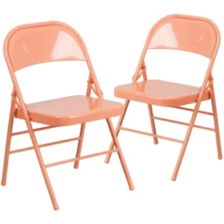 Flash Furniture 2 Pack HERCULES COLORBURST Series Triple Braced & Double Hinged Metal Folding Chair -Flash Furniture Sales Store GUEST 66fed976 5006 4733 a7bd ab8b066e1bc1