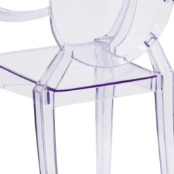 Flash Furniture Ghost Chair With Arms In Transparent Crystal -Flash Furniture Sales Store GUEST 67c71425 3259 4a10 a7d9 febb1dd736d4