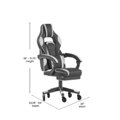 Flash Furniture X40 Gaming Chair Racing Computer Chair With Fully Reclining Back/Arms And Transparent Roller Wheels, Slide-Out Footrest 17 Flash Furniture X40 Gaming Chair Racing Computer Chair With Fully Reclining Back/Arms And Transparent Roller Wheels, Slide-Out Footrest -Flash Furniture Sales Store GUEST 67e7c496 e5e9 4a67 bd0e 391407762d0f