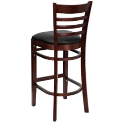 Flash Furniture Ladder Back Wooden Restaurant Barstool -Flash Furniture Sales Store GUEST 6803625d cb57 443e bcda a614c55896a7