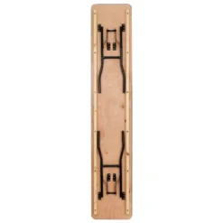 Flash Furniture 8-Foot Rectangular Wood Folding Training / Seminar Table With Smooth Clear Coated Finished Top -Flash Furniture Sales Store GUEST 68d83534 0451 47e7 85fa 99c393562022