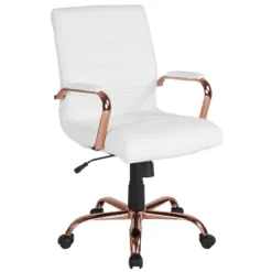 Flash Furniture Mid-Back Executive Swivel Office Chair With Metal Frame And Arms -Flash Furniture Sales Store GUEST 68dfd290 ee2e 464b bac3 305de636e75c