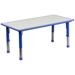 Flash Furniture 23.625"W X 47.25"L Rectangular Plastic Height Adjustable Activity Table -Flash Furniture Sales Store GUEST 6a36bdbe 2f1f 437a 9b81 d98d89f6e0dd