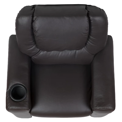 Flash Furniture Contemporary Kids Recliner With Cup Holder And Headrest 10 Flash Furniture Contemporary Kids Recliner With Cup Holder And Headrest - Image 10