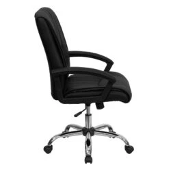 Flash Furniture Mid-Back Black LeatherSoft Swivel Manager's Office Chair With Arms -Flash Furniture Sales Store GUEST 6b2558ed 683e 4a4e a9f2 78f6e18970dc