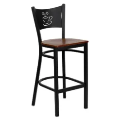 Flash Furniture Black Coffee Back Metal Restaurant Barstool -Flash Furniture Sales Store GUEST 6c3cb52b 0e6a 48cd 934a ae30f204140a