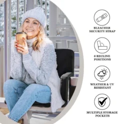 Flash Furniture Malta Portable Heated Reclining Stadium Chair With Armrests, Heated Padded Back & Heated Seat With Dual Storage Pockets And Backpack Straps -Flash Furniture Sales Store GUEST 6c41b7a3 8243 4c53 a649 9536fbd83c34