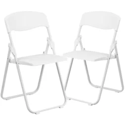 Flash Furniture 2 Pack HERCULES Series 500 Lb. Capacity Heavy Duty Plastic Folding Chair With Built-in Ganging Brackets -Flash Furniture Sales Store GUEST 7019399b 7e91 484d 95a3 3d268a987c43