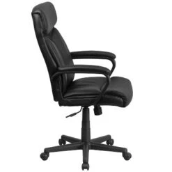 Flash Furniture Raya High Back Black LeatherSoft Executive Swivel Office Chair With Slight Mesh Accent And Arms -Flash Furniture Sales Store GUEST 7096a8a7 16ef 436a 9d2a a38409758ac6