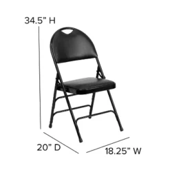 Flash Furniture 4 Pack HERCULES Series Extra Large Ultra-Premium Triple Braced Metal Folding Chair With Easy-Carry Handle -Flash Furniture Sales Store GUEST 724316b5 1dbc 4531 87bd c008f51369f9