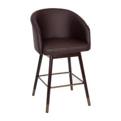Flash Furniture Margo Commercial Grade Mid-Back Modern Barstool With Beechwood Legs And Curved Back -Flash Furniture Sales Store GUEST 72e4b8d8 072a 40a3 9a07 cb1828b9d150
