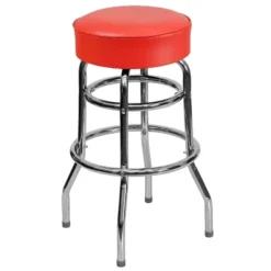 Flash Furniture Double Ring Chrome Barstool -Flash Furniture Sales Store GUEST 745aaad4 d355 4599 aa87 6b1ff76ca23c