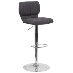 Flash Furniture Contemporary Vinyl Adjustable Height Barstool With Vertical Stitch Back And Chrome Base -Flash Furniture Sales Store GUEST 7647ee75 4ab7 45d6 b9bc 6fc39baff883