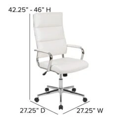 Flash Furniture Hansel High Back White LeatherSoft Contemporary Panel Executive Swivel Office Chair 16 Flash Furniture Hansel High Back White LeatherSoft Contemporary Panel Executive Swivel Office Chair -Flash Furniture Sales Store GUEST 77272995 a897 4681 8017 54210118a430
