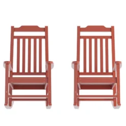Flash Furniture Set Of 2 Winston All-Weather Faux Wood Rocking Chair -Flash Furniture Sales Store GUEST 77dff014 4a82 49fd 8d19 ea48541871ea
