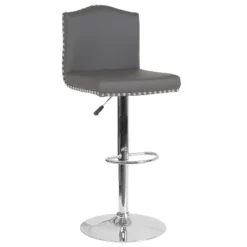 Flash Furniture Bellagio Contemporary Adjustable Height Crown Back Barstool With Accent Nail Trim -Flash Furniture Sales Store GUEST 79019174 ca7f 46a2 ac65 7b26905e9130