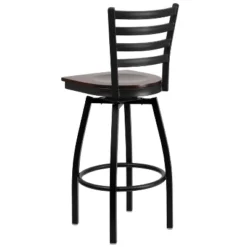 Flash Furniture Black Ladder Back Swivel Metal Barstool -Flash Furniture Sales Store GUEST 7998c6db 132a 439a 93ee ceedb9f50513