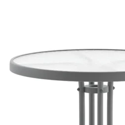 Flash Furniture Bellamy 23.75'' Silver Round Tempered Glass Metal Table 15 Flash Furniture Bellamy 23.75'' Silver Round Tempered Glass Metal Table -Flash Furniture Sales Store GUEST 7be3e641 c2c2 464e 954f 13ec3f55c21f