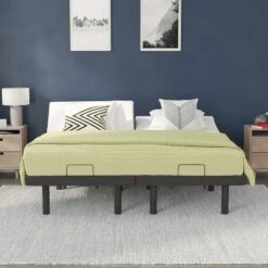 Flash Furniture Selene Adjustable Upholstered Bed Base With Wireless Remote, Three Leg Heights, & Independent Head/Foot Incline -Flash Furniture Sales Store GUEST 7c3f0c99 6154 4538 88ce 6ffa21b78b0d