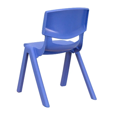 Flash Furniture 4 Pack Plastic Stackable School Chair With 12'' Seat Height 6 Flash Furniture 4 Pack Plastic Stackable School Chair With 12'' Seat Height - Image 6