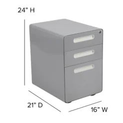 Flash Furniture Ergonomic 3-Drawer Mobile Locking Filing Cabinet With Anti-Tilt Mechanism And Hanging Drawer For Legal & Letter Files -Flash Furniture Sales Store GUEST 7e6f3ffa e996 4c41 84ac c69ecb625250