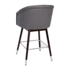 Flash Furniture Margo Commercial Grade Mid-Back Modern Barstool With Beechwood Legs And Curved Back - Set Of 2 -Flash Furniture Sales Store GUEST 80f4908e 694a 4894 ad6a 5bb7f46cf67d