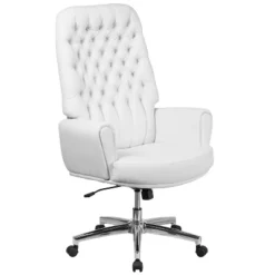 Flash Furniture High Back Traditional Tufted LeatherSoft Executive Swivel Office Chair With Silver Welt Arms -Flash Furniture Sales Store GUEST 8179b5fb ce41 43eb be33 47f3f48ad989