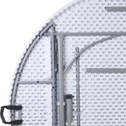 Flash Furniture 5.89-Foot Round Bi-Fold Granite White Plastic Banquet And Event Folding Table With Carrying Handle -Flash Furniture Sales Store GUEST 82b50346 bad2 41ac bcf1 25b6369b815b