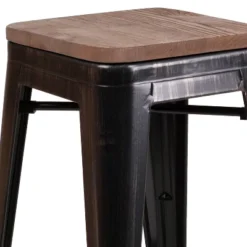 Flash Furniture 24" High Backless Metal Counter Height Stool With Square Wood Seat 23 Flash Furniture 24" High Backless Metal Counter Height Stool With Square Wood Seat -Flash Furniture Sales Store GUEST 83184729 d497 4c74 b364 ab554bd957be