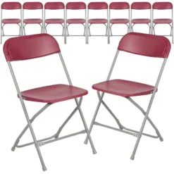 Flash Furniture Hercules™ Series Plastic Folding Chair - 10 Pack 650LB Weight Capacity -Flash Furniture Sales Store GUEST 8428e508 9628 43fa be4f e499b813743e