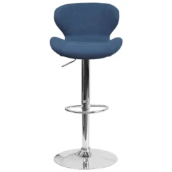 Flash Furniture Contemporary Adjustable Height Barstool With Curved Back And Chrome Base -Flash Furniture Sales Store GUEST 8436a35d 33b3 4bf1 93c4 cd4138d5d945