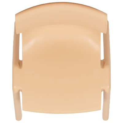 Flash Furniture 2 Pack Plastic Stackable School Chair With 13.25" Seat Height 6 Flash Furniture 2 Pack Plastic Stackable School Chair With 13.25" Seat Height - Image 6