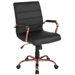 Flash Furniture Mid-Back Executive Swivel Office Chair With Metal Frame And Arms -Flash Furniture Sales Store GUEST 89243125 3ee6 423e a72b 90fe0a7f925e