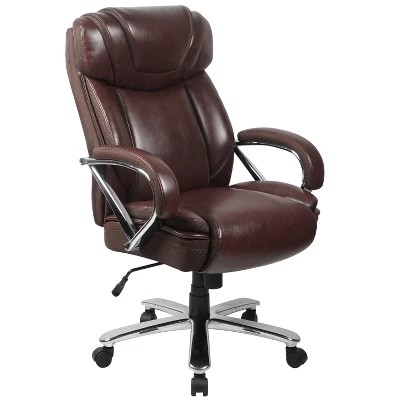 Flash Furniture HERCULES Series Big & Tall 500 Lb. Rated LeatherSoft Executive Swivel Ergonomic Office Chair With Extra Wide Seat 11 Flash Furniture HERCULES Series Big & Tall 500 Lb. Rated LeatherSoft Executive Swivel Ergonomic Office Chair With Extra Wide Seat - Image 11