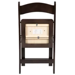 Flash Furniture HERCULES Series Chocolate Wood Folding Chair With Vinyl Padded Seat -Flash Furniture Sales Store GUEST 8cb6942d b19e 4701 9aa7 9362fe73f105