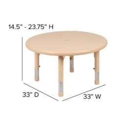 Flash Furniture 33" Round Plastic Height Adjustable Activity Table 15 Flash Furniture 33" Round Plastic Height Adjustable Activity Table -Flash Furniture Sales Store GUEST 8e98eecf 5413 4c84 ba5d 6930654e011f