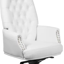 Flash Furniture High Back Traditional Tufted White LeatherSoft Multifunction Executive Swivel Ergonomic Office Chair With Arms -Flash Furniture Sales Store GUEST 8f49f362 b28c 4358 87e2 b24319964d4c