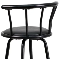 Flash Furniture Crown Back Black Metal Barstool With Black Vinyl Swivel Seat 15 Flash Furniture Crown Back Black Metal Barstool With Black Vinyl Swivel Seat -Flash Furniture Sales Store GUEST 8f981518 d5ad 481a 8ae1 5484ab22439b